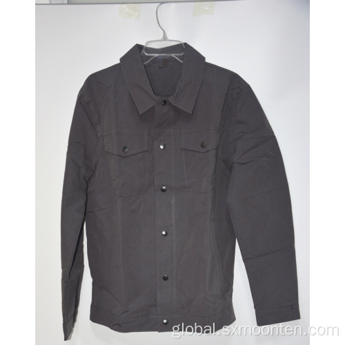 Men Winter Jacket Padding Top Quality Windproof Men's Plain Deyed Denim Jackets Supplier